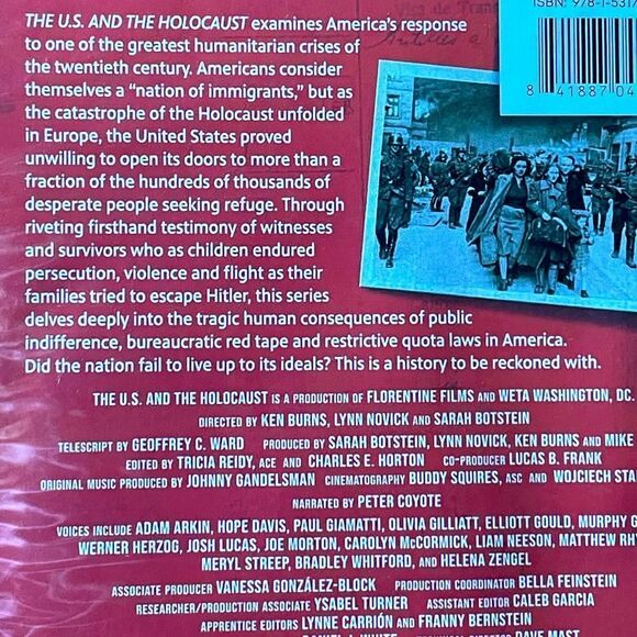 The U.S. and the Holocaust 3 Disc Documentary (BRAND NEW) - Picture 4 of 7
